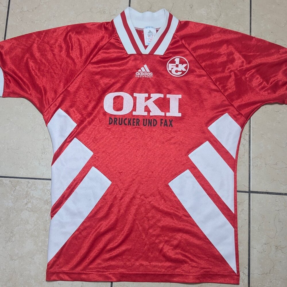 FC KAISERSLAUTERN 1994/1995 SOCCER JERSEY MEN SIZE SMALL PRE-OWNED